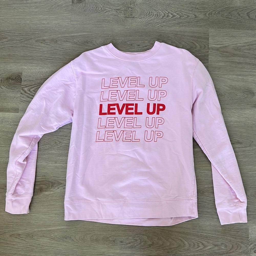 Oversized crew sweatshirt